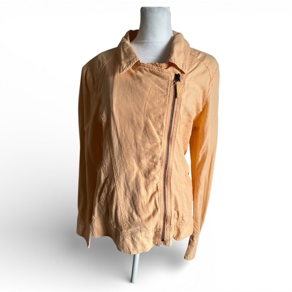 Maurices size L moto jacket